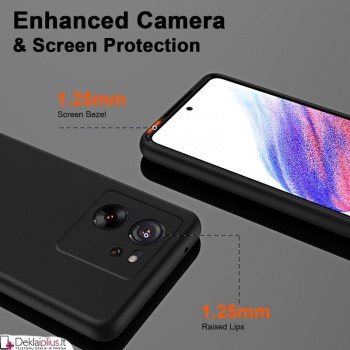 Silikoninis ploniausias dėklas - su kameros apsauga - juodas (Xiaomi 13T/13T Pro) Silikoninis ploniausias dėklas - su kameros apsauga - juodas (Xiaomi 13T/13T Pro)